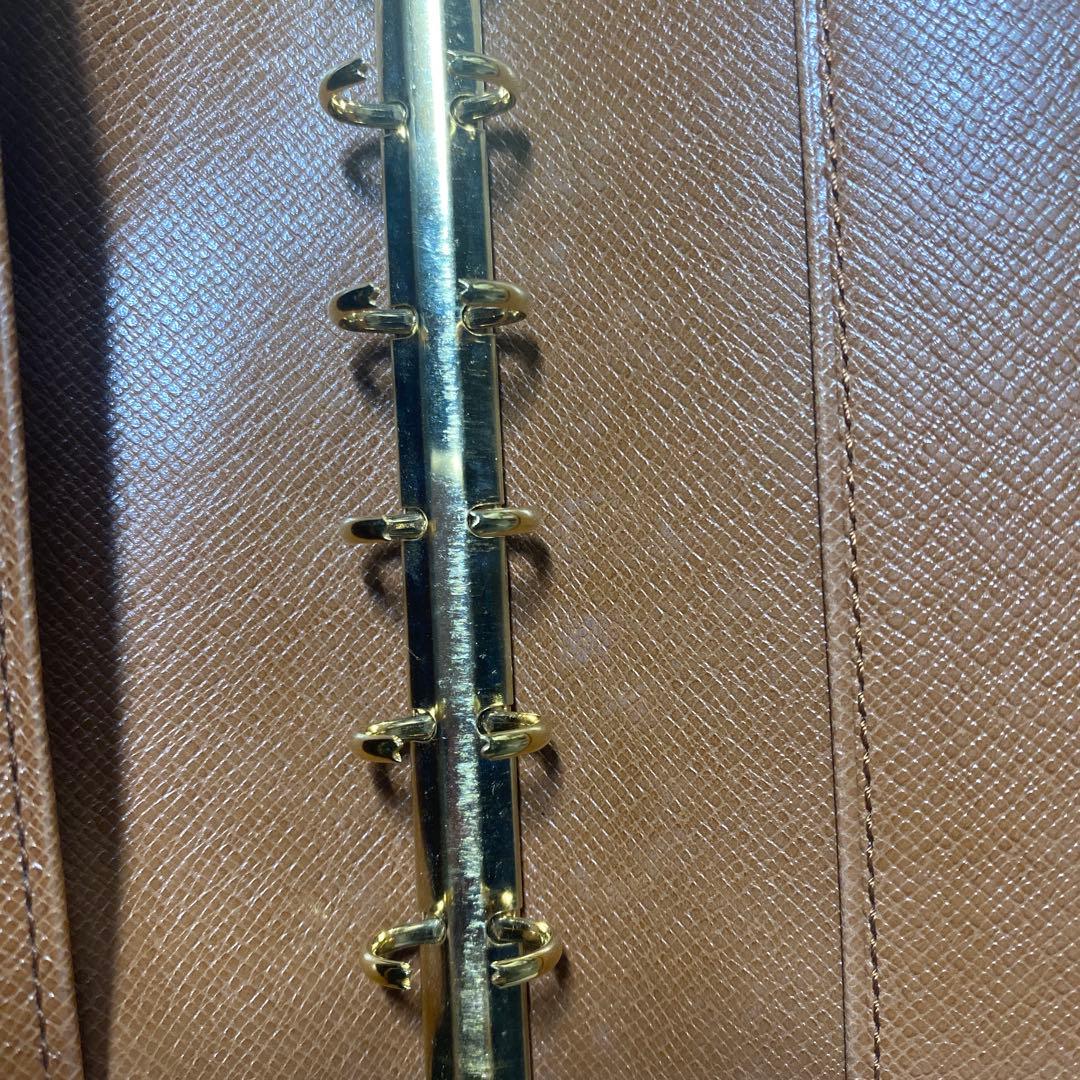 ルイヴィトン LOUIS VUITTON モノグラム スケジュール帳 ブラウン