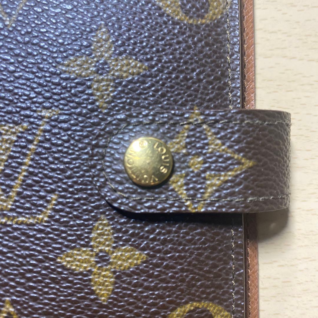 ルイヴィトン LOUIS VUITTON モノグラム スケジュール帳 ブラウン