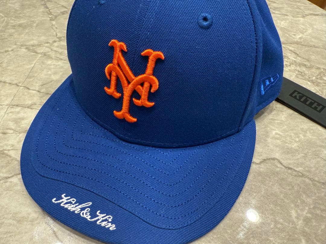新品NEW ERA ニューエラ KITH 59FIFTY CAP metsブルー
