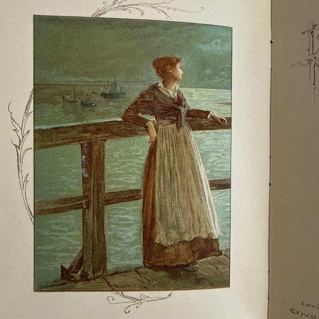 1890年アンティーク美しい画集アーネストニースター洋書ジャンクジャーナル古書