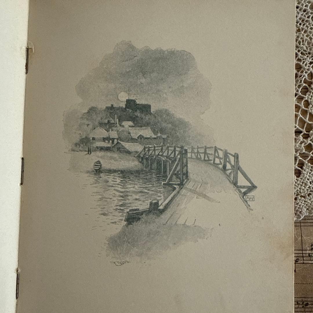 1890年アンティーク美しい画集アーネストニースター洋書ジャンクジャーナル古書