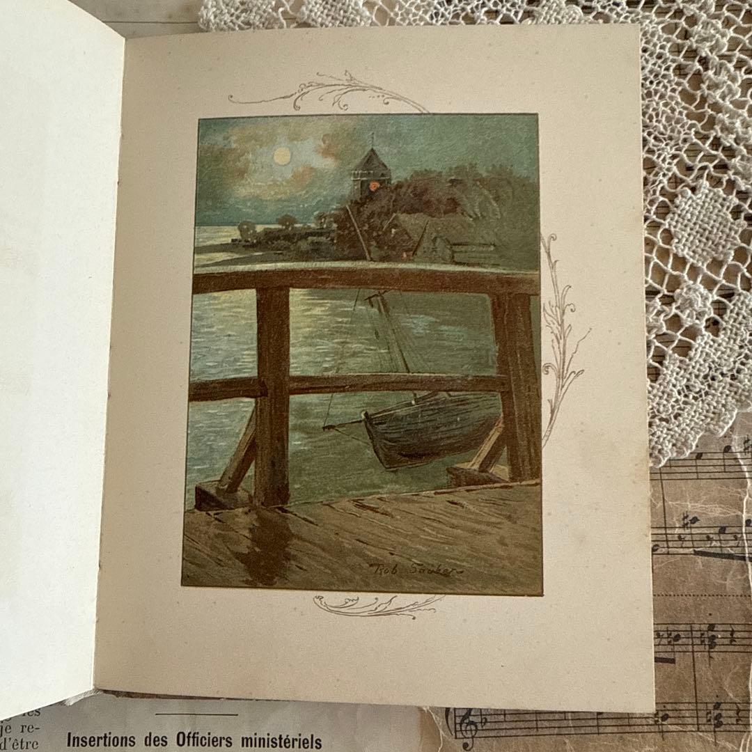 1890年アンティーク美しい画集アーネストニースター洋書ジャンクジャーナル古書
