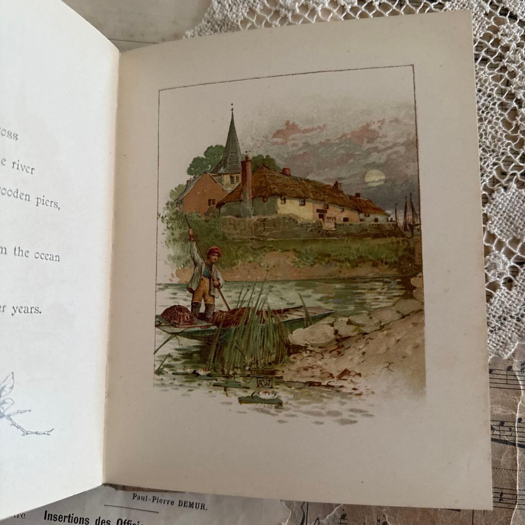 1890年アンティーク美しい画集アーネストニースター洋書ジャンクジャーナル古書