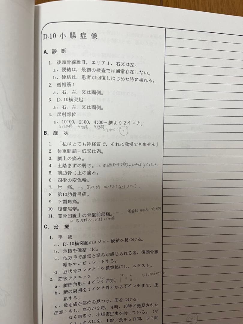 【そらしま8号】カイロプラクティック　テキスト