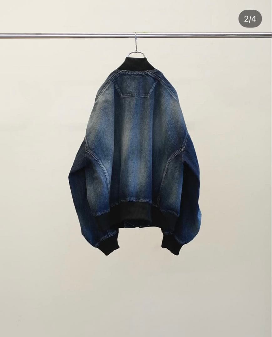 サイズ3 ANC-STORE-EX02 DENIM BOMBER JACKET