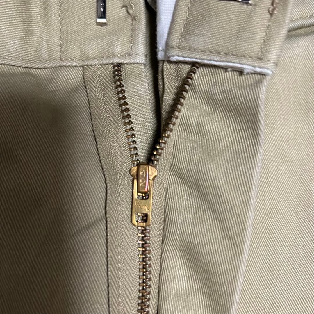 70s USA製 Dickies チビタグ ワークパンツ チノパン ベージュ
