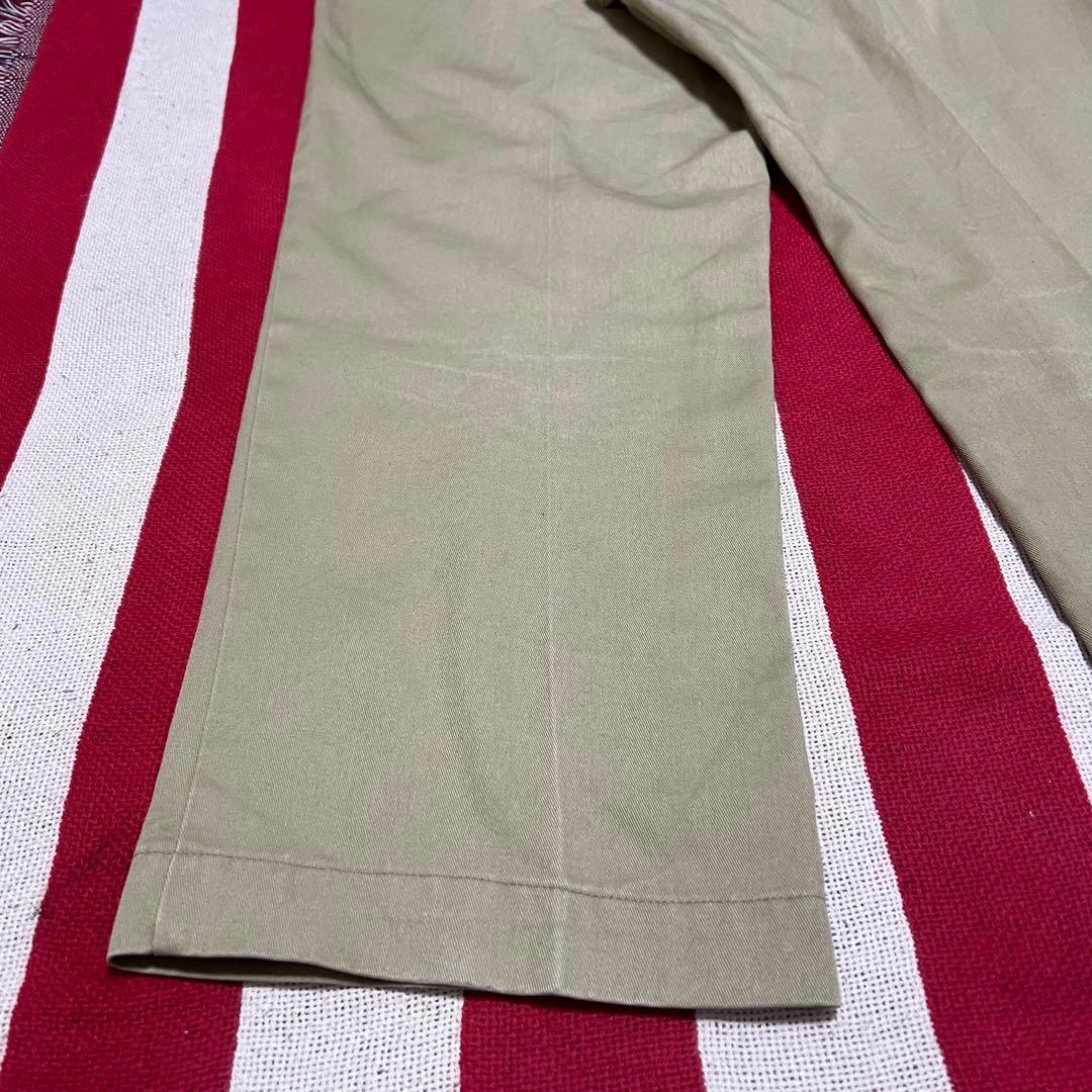70s USA製 Dickies チビタグ ワークパンツ チノパン ベージュ