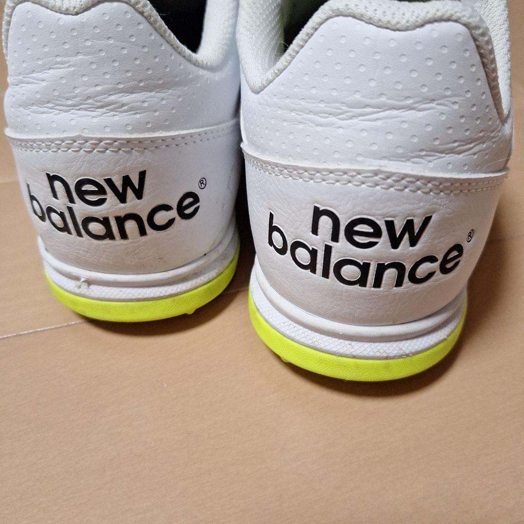 new balance 424 サッカーシューズ ホワイト/ピンク/イエロー