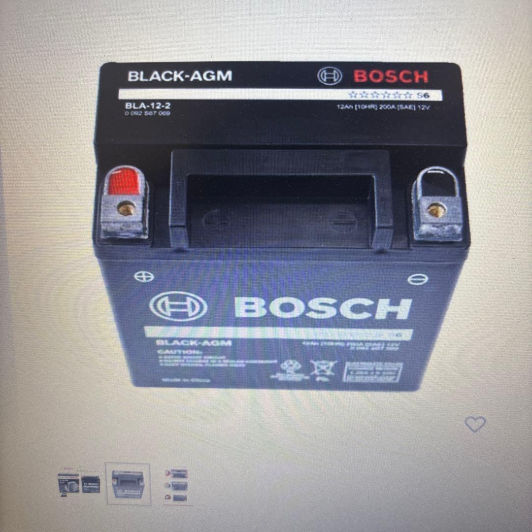 BOSCH BLA-12-2 AGMバッテリー