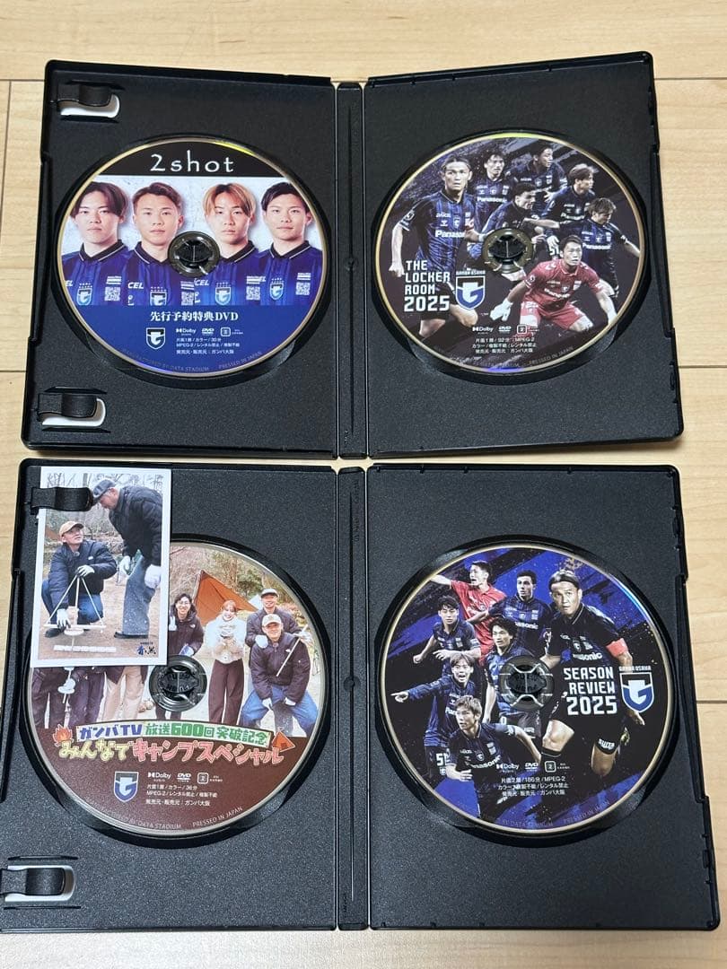 GAMBAOSAKA 2025 シーズンレビューDVD ロッカールーム