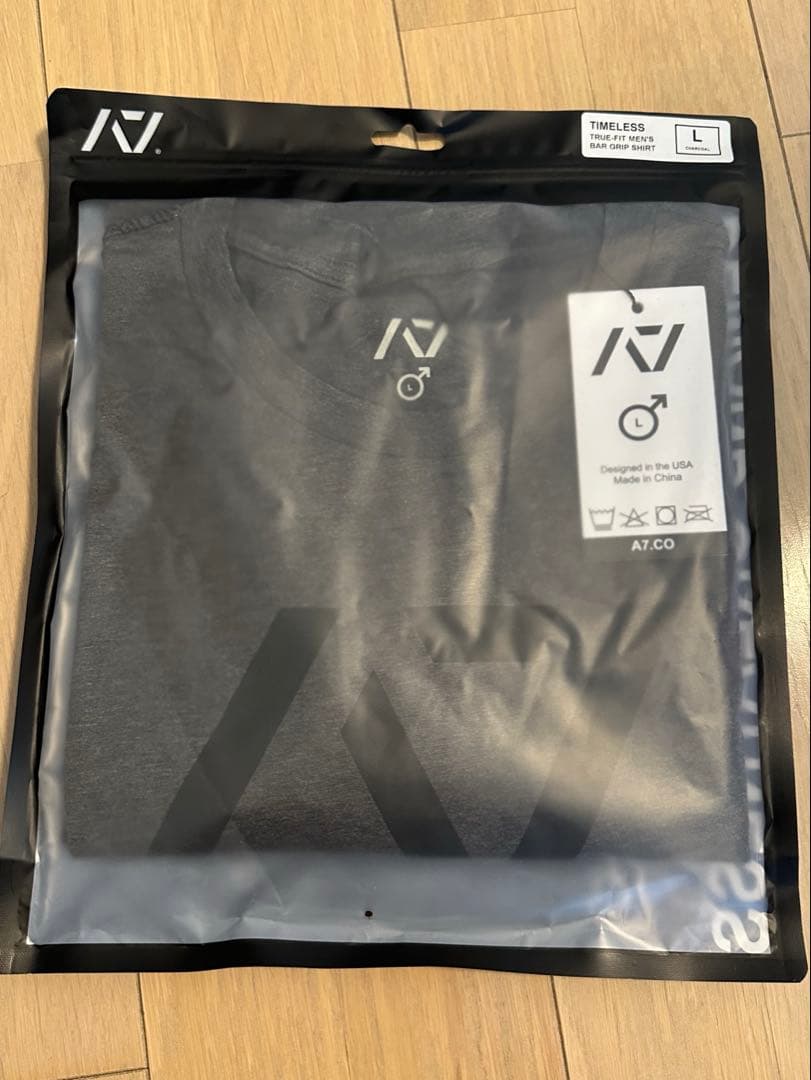 【古着でゴメンね】A7 バーグリップTシャツ　Lサイズ　メンズ
