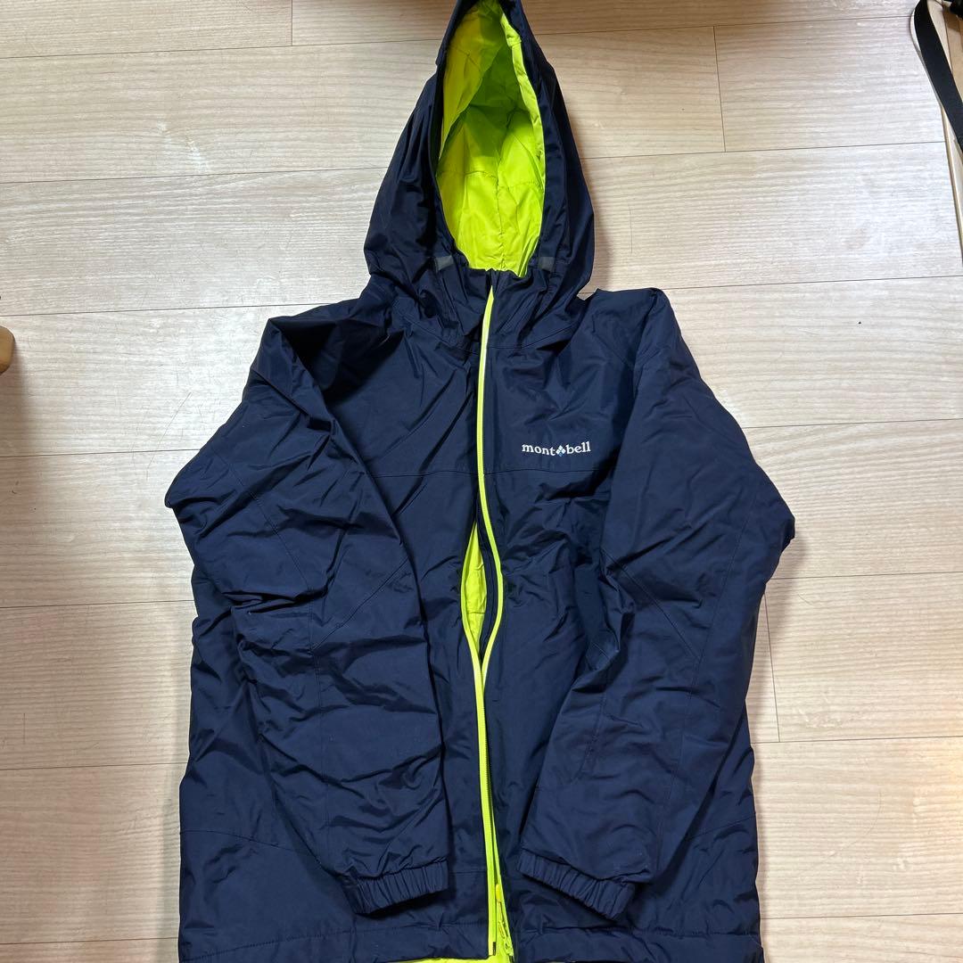 モンベル 子供用ジャケット 160 ネイビー