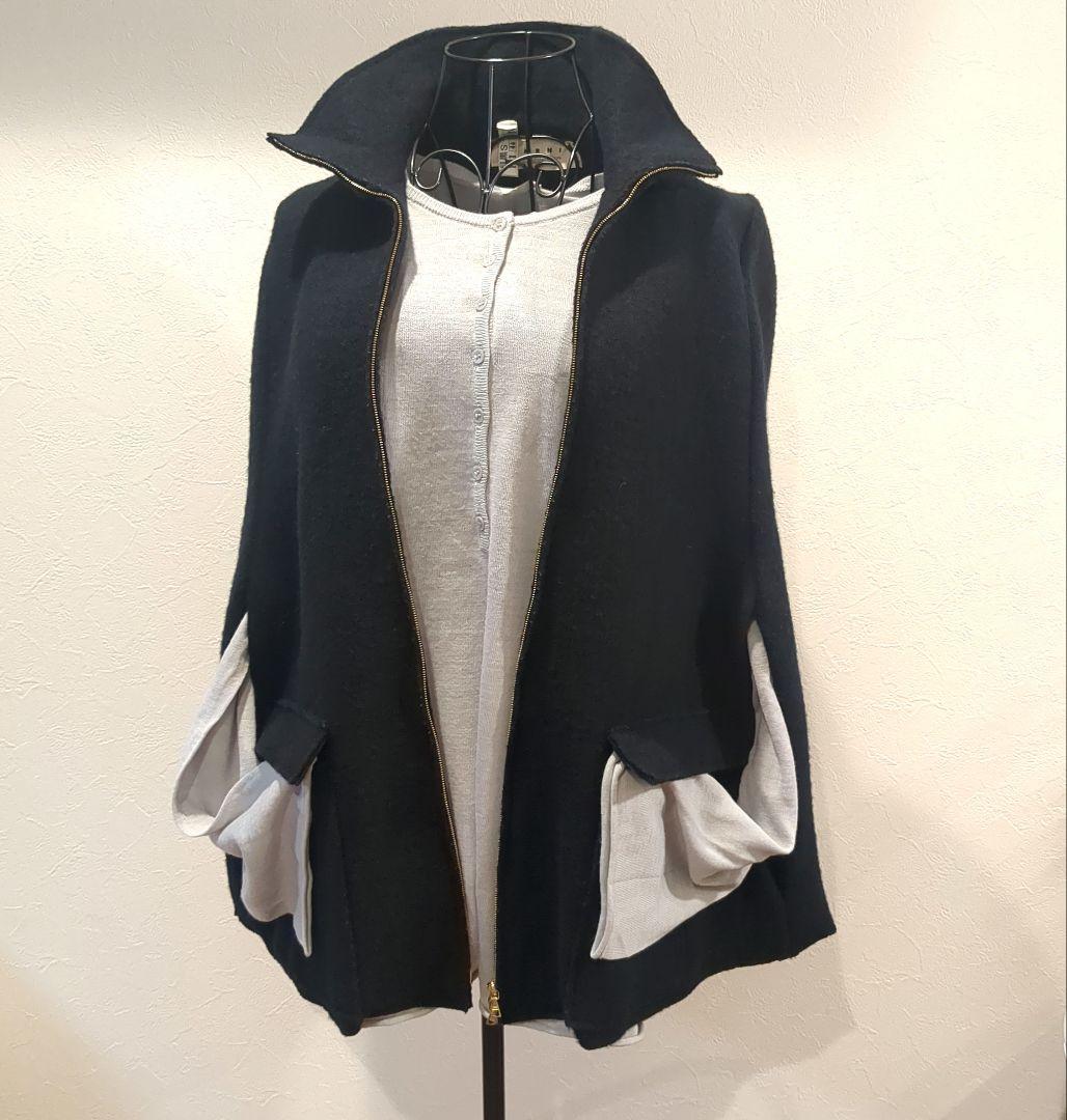 ☆売り尽くし☆MARNI ポンチョ・ケープコート　ダークネイビー　38size