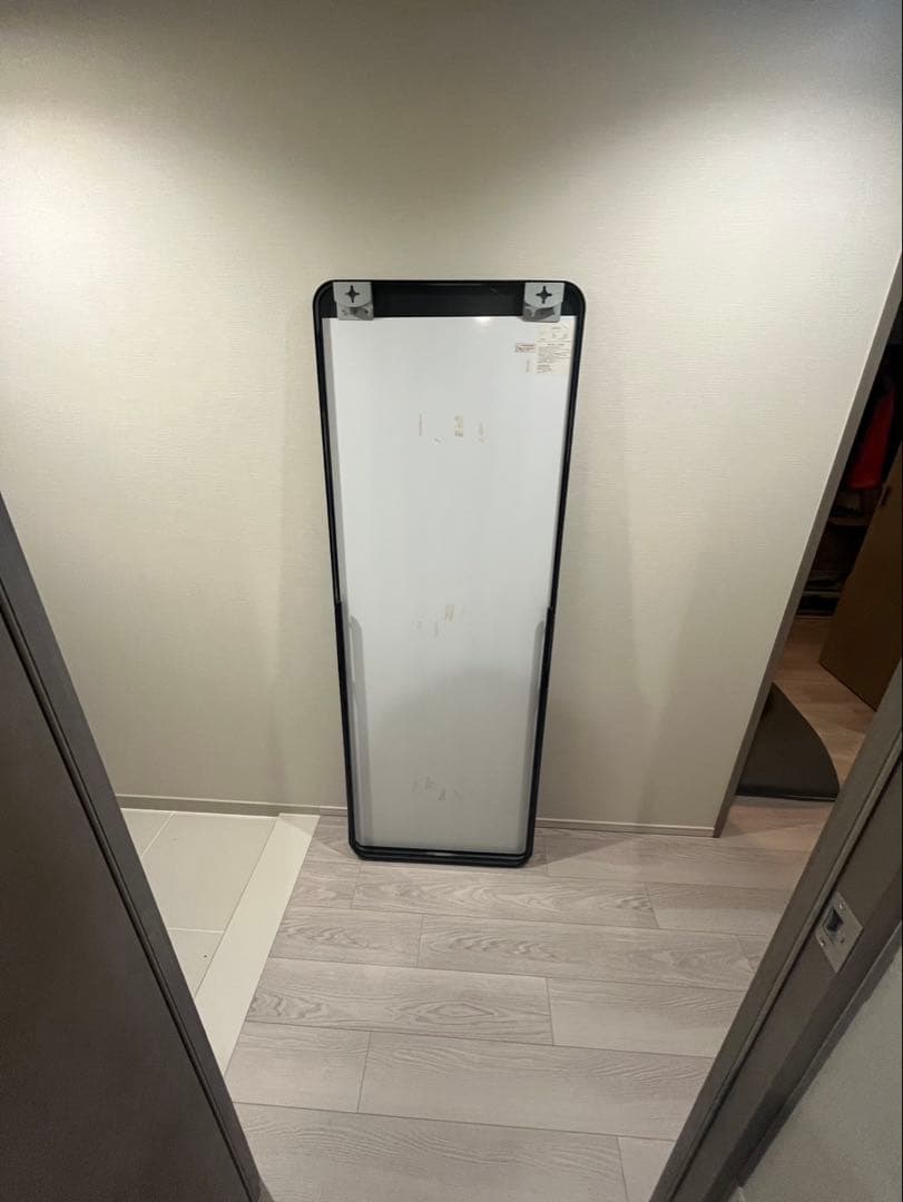 スタンドミラー ブラック 約160cm x 50cm