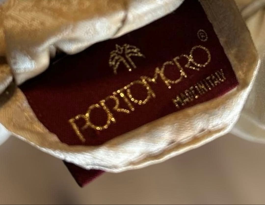 イタリア製　PORTOMORO 撥水加工　フリル レインコート　スプリングコート