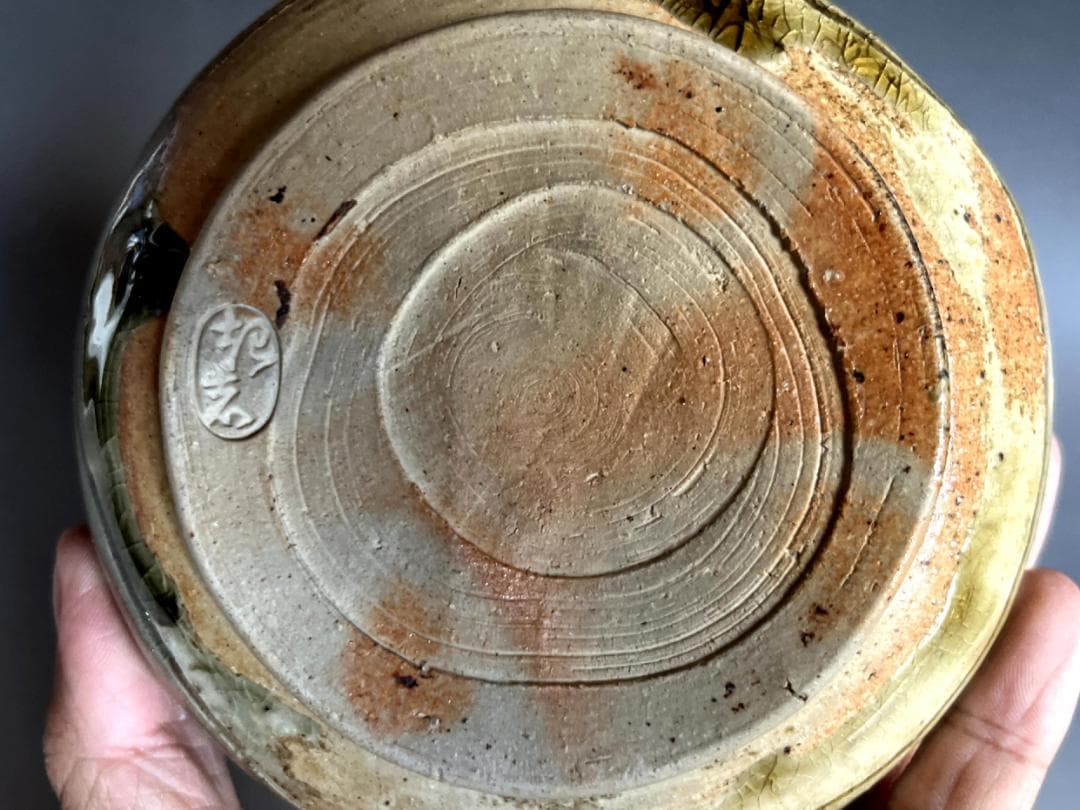 建水■伊賀焼 箆目 えくぼ お茶道具 古美術 時代物 骨董品■