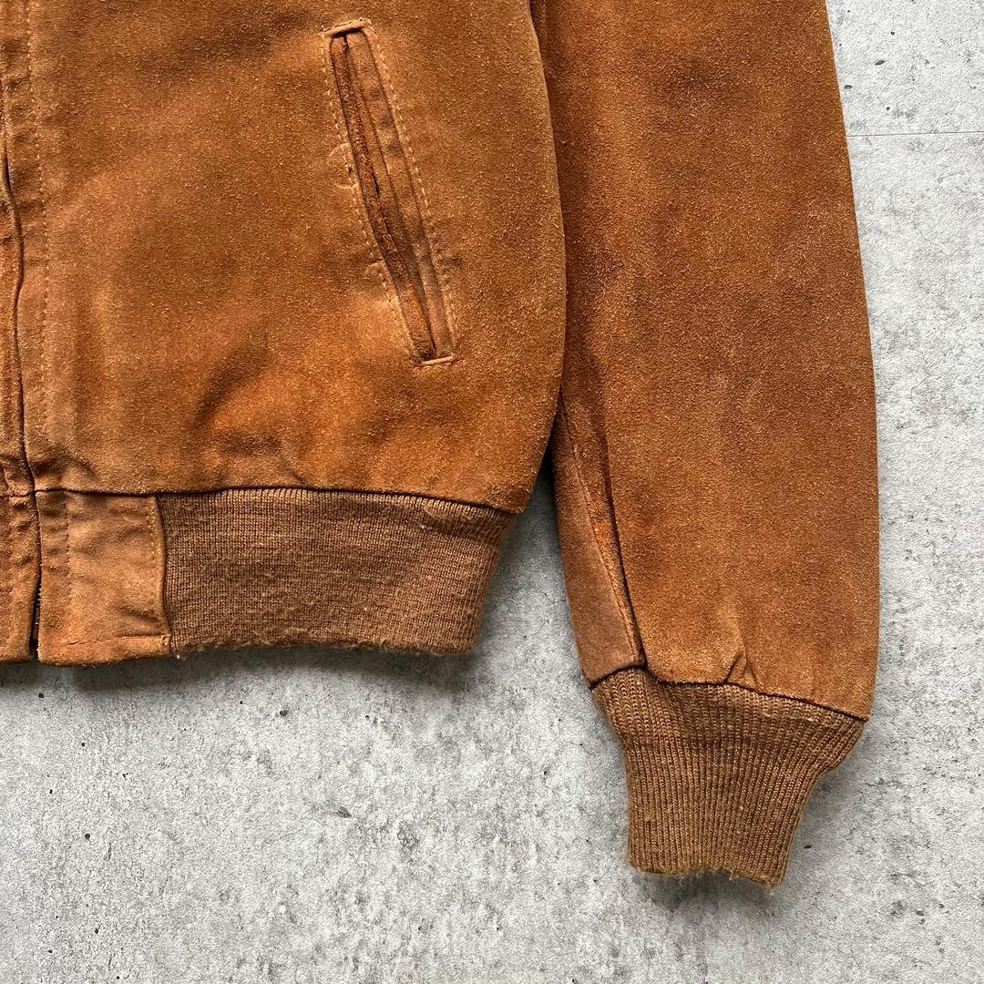 80s Schott ショット スエードレザー ボンバージャケット USA製