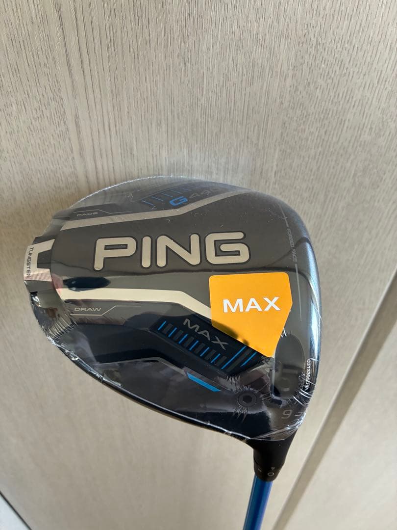 PING G440 MAX ドライバー 新品　ヘッドカバー.レンチ付き　9度