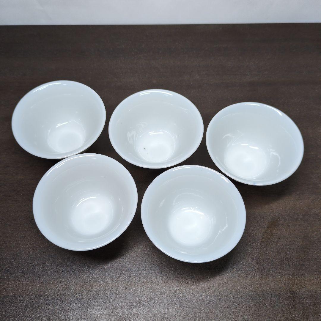 小*糸様 大明成化年製 款 染付 煎茶碗 五客＆成化年製 款 染付 煎茶碗