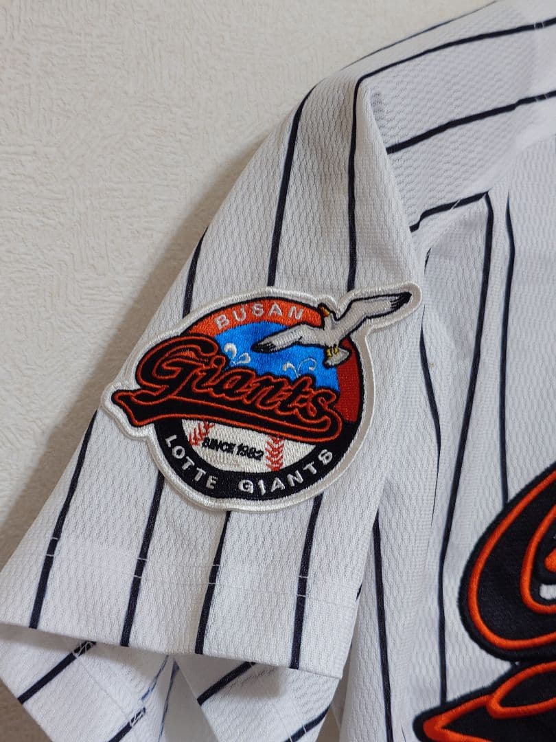 ロッテ・ジャイアンツ ユニフォーム L 韓国プロ野球 KBO ホワイト 白
