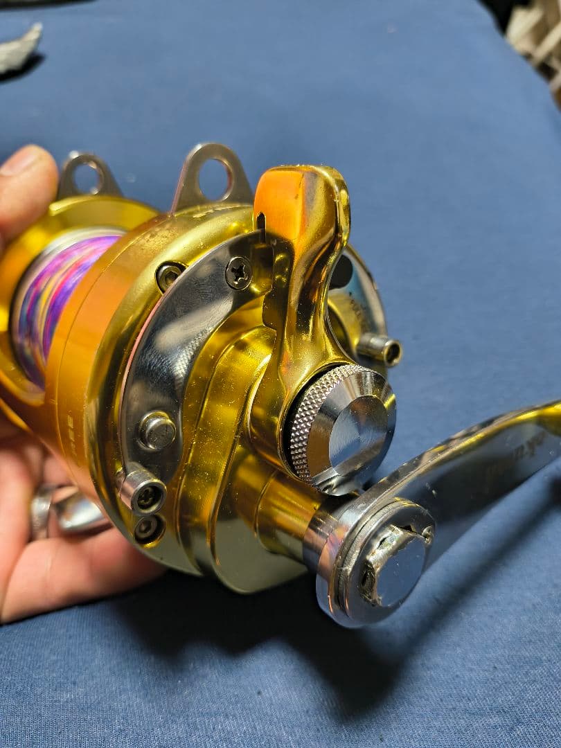okuma TITUS TG 15 両軸リール ゴールド