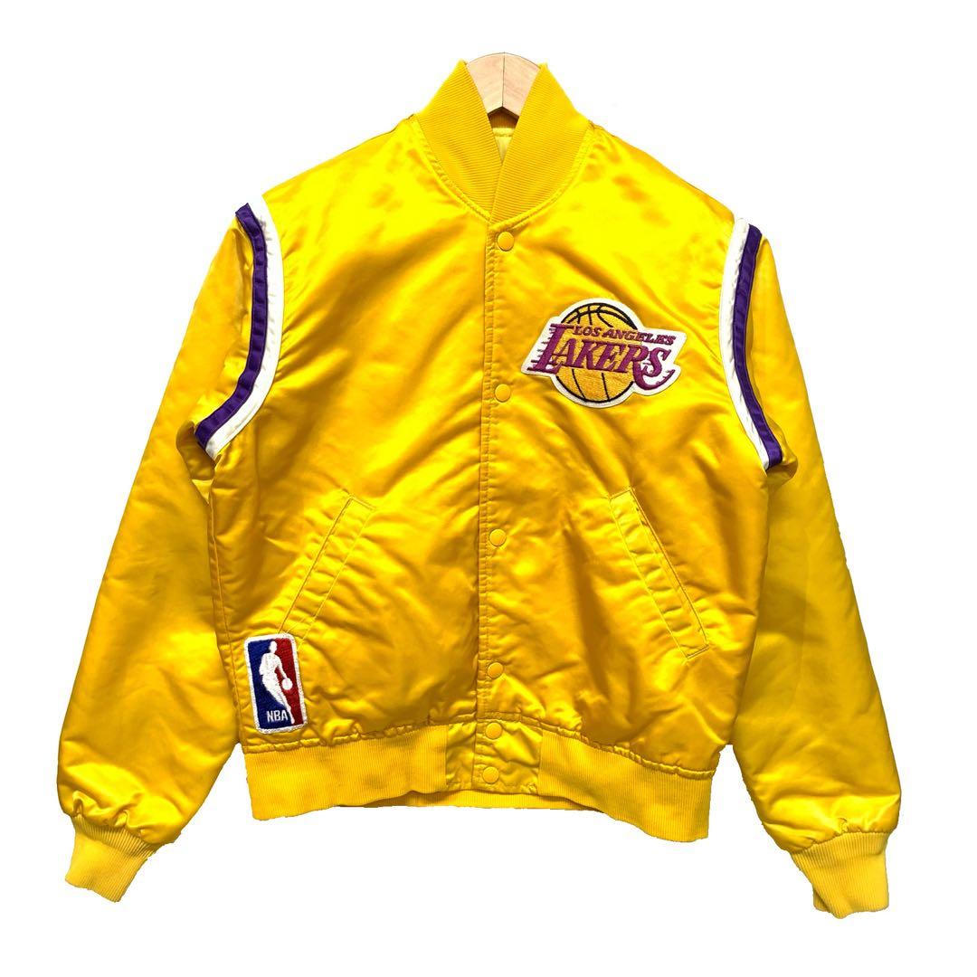 90s USA製 STARTER レイカーズ スタジャン Sサイズ NBA