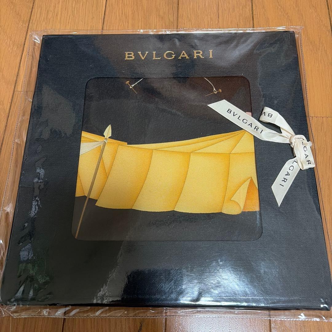 ★美品　BVLGARI 気球デザイン スカーフ