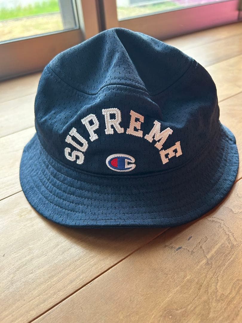 Supreme Champion Mesh Crusher ハット ネイビー