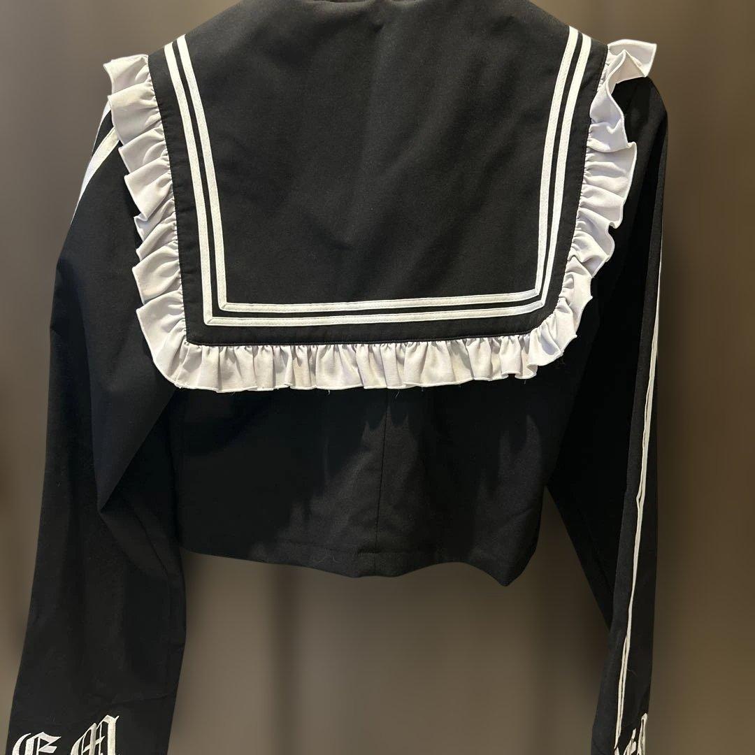 公*o様 Dimmoire ディムモアール ロゴ刺繍セーラーSETUP【Blac