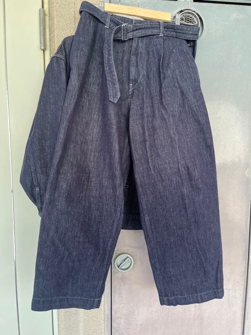 グラフペーパーColorfast Denim jacket pants セット