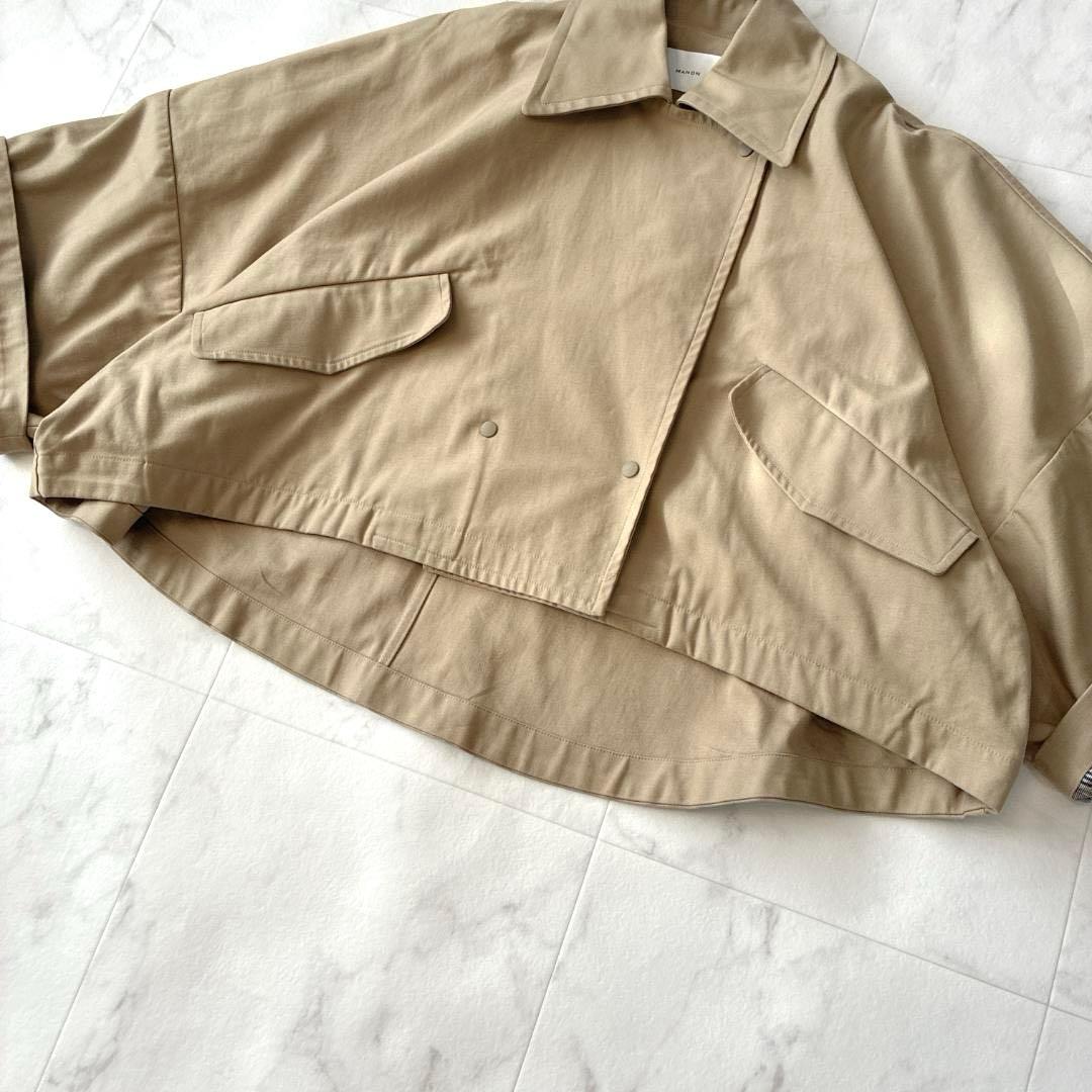 MANON♡ワイドスクエアダブルJKT 日本製 完売 30,800円
