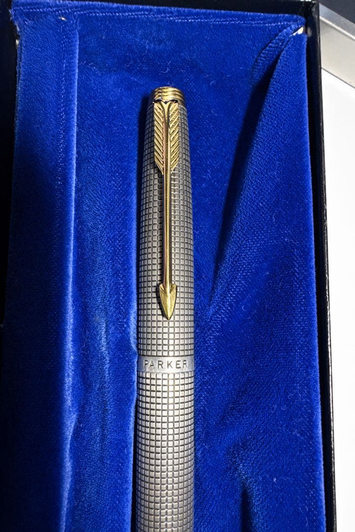 パーカー75 スターリングシルバー シズレ　使用感あり　箱アリ　14k