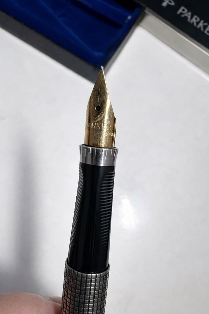 パーカー75 スターリングシルバー シズレ　使用感あり　箱アリ　14k