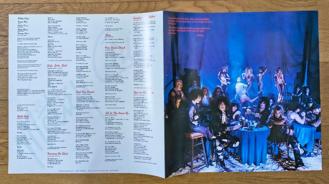 『状態極上◎LP』Mötley Crüe Girls, Girls, Girls