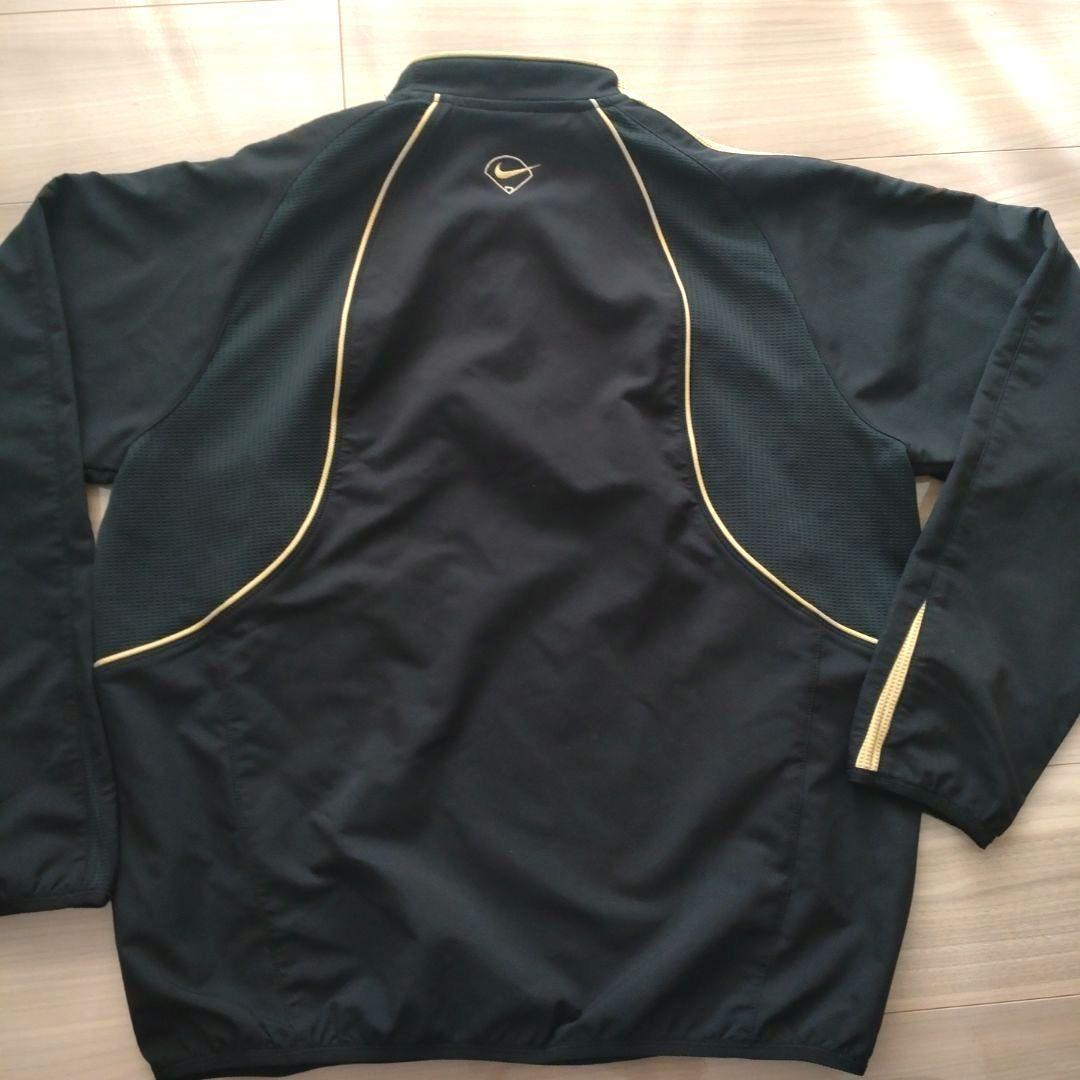 NIKE　ナイキ　ジャージセットアップ　野球　黒×金　L〜XLサイズ　スポーツ