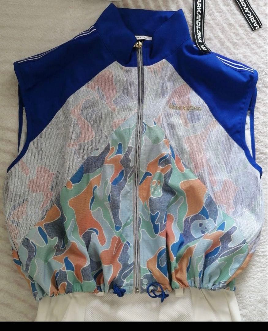 超美品　MARK＆LONA マークアンドロナ　メッシュカモフラージュベスト　38