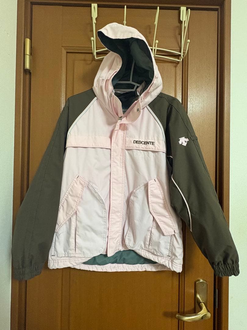 デサント DESCENTE スキーウェア上 下 150ブラウンピンク(調節可能)