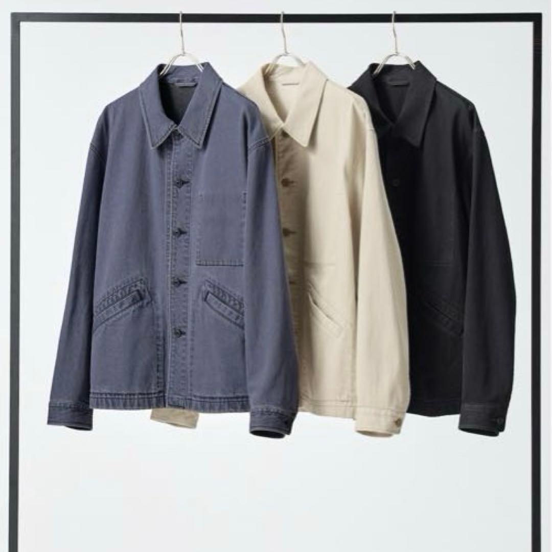 UNIQLO U オーバーサイズカラーデニムジャケット　ブラックMサイズ