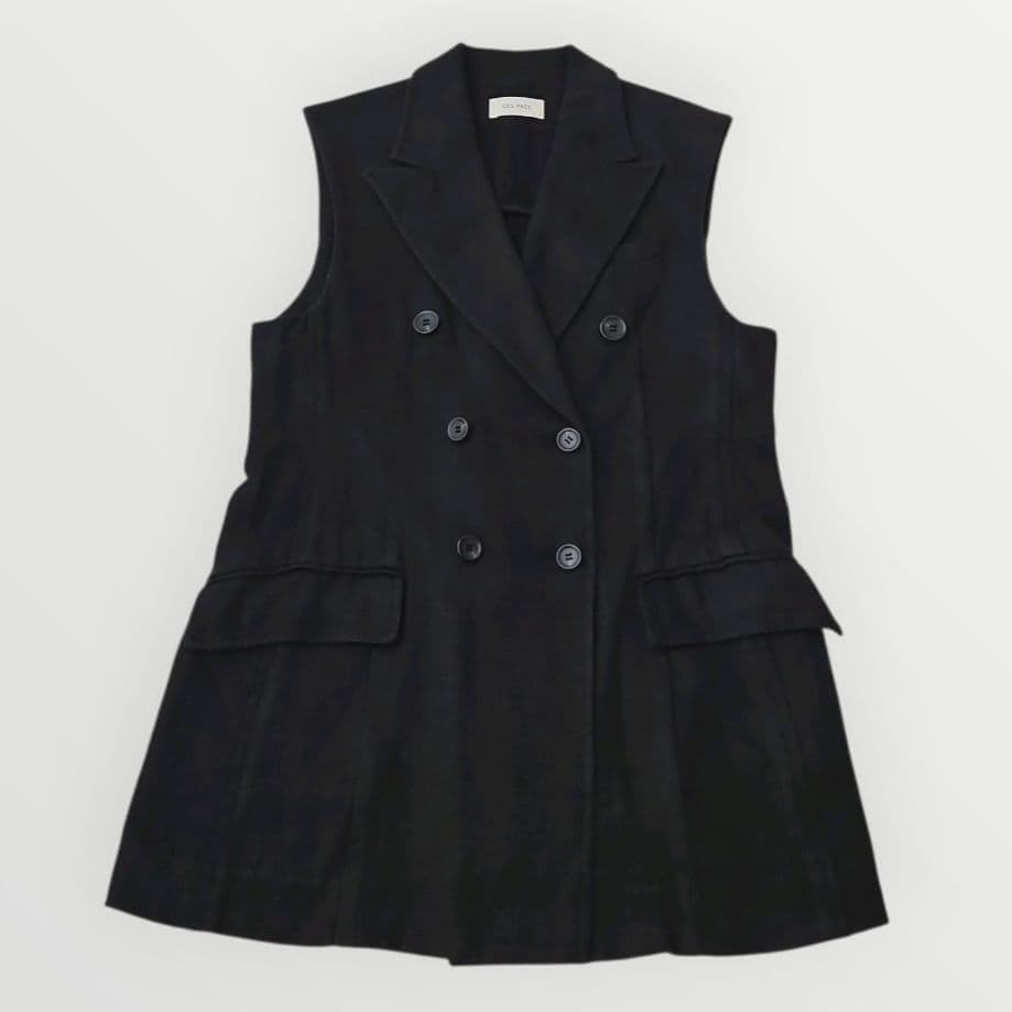 【定価49500円】 デプレ ウェットリネン ダブルブレストジレ セットアップ