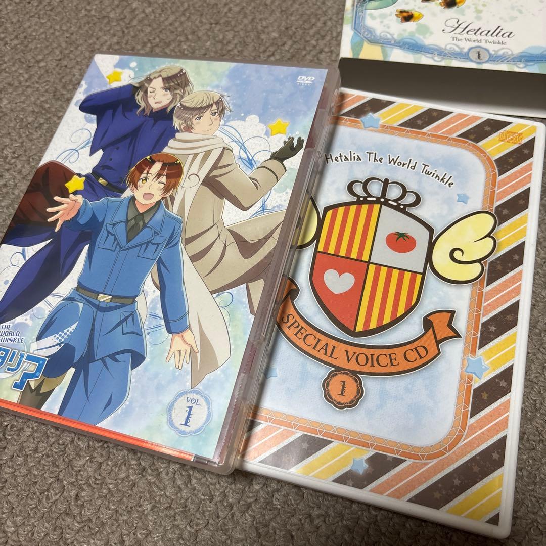 WT ヘタリア DVD 初回限定版 アニメイト限定版 セット