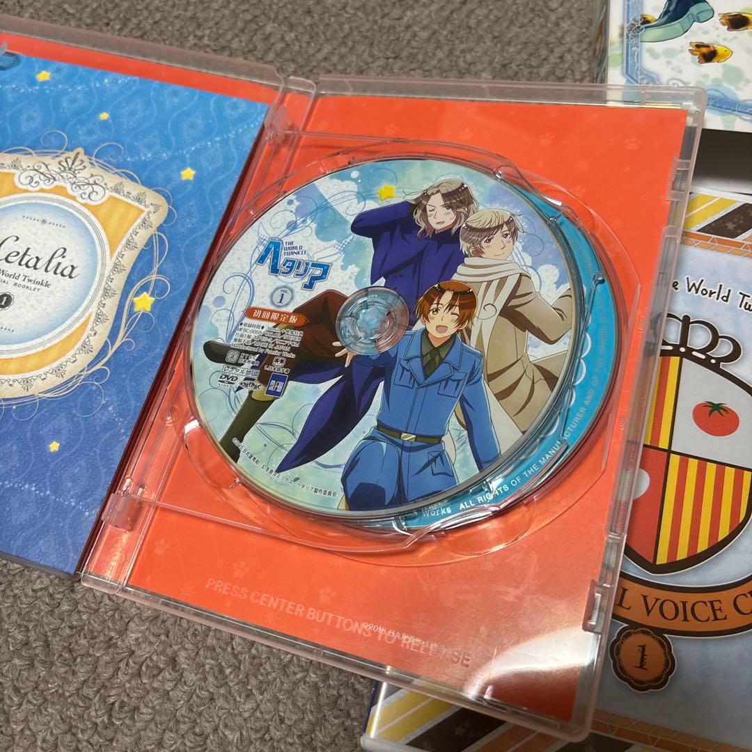 WT ヘタリア DVD 初回限定版 アニメイト限定版 セット