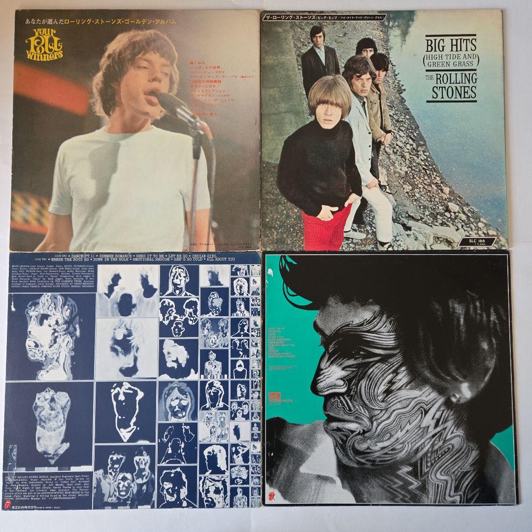 The Rolling Stones LPレコード4枚セット