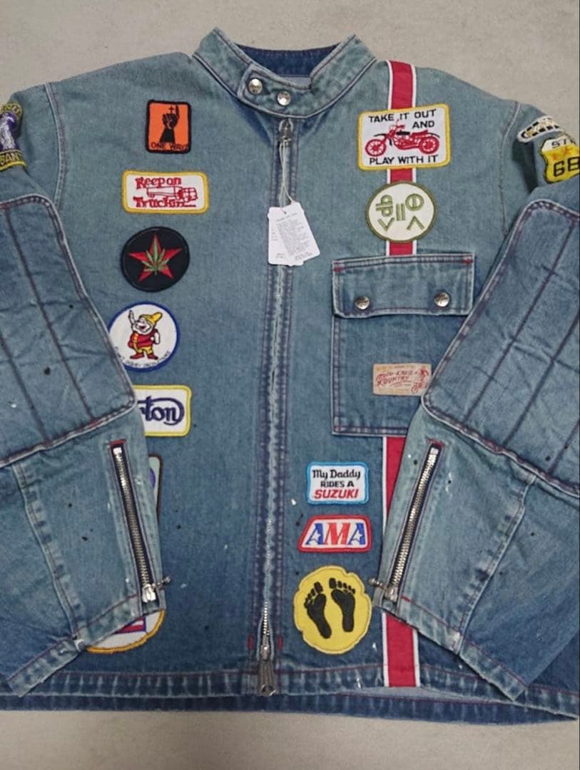 Kapital 14ozデニム トドテレーノモトクロスJKT size5