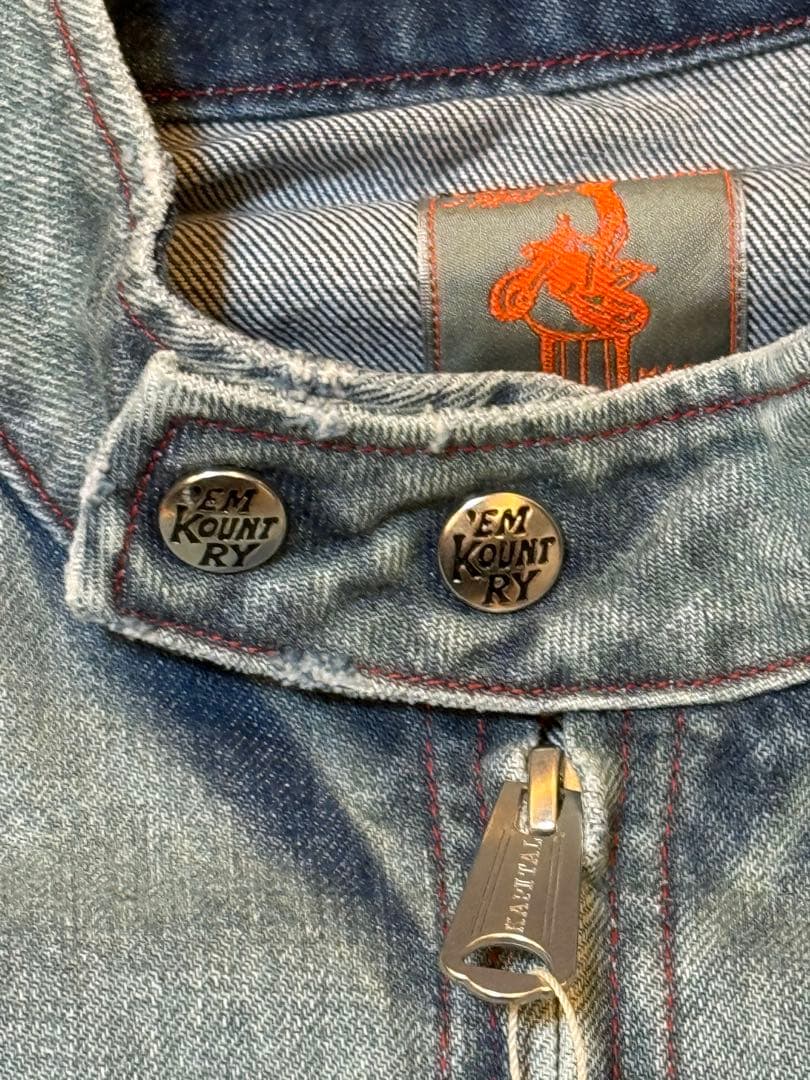 Kapital 14ozデニム トドテレーノモトクロスJKT size5