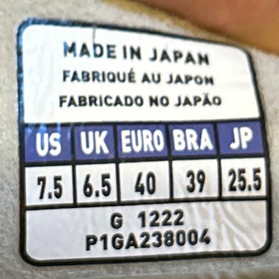 USED 早い者勝ち モレリアネオ3 Japan ホワイトxシルバー25.5cm