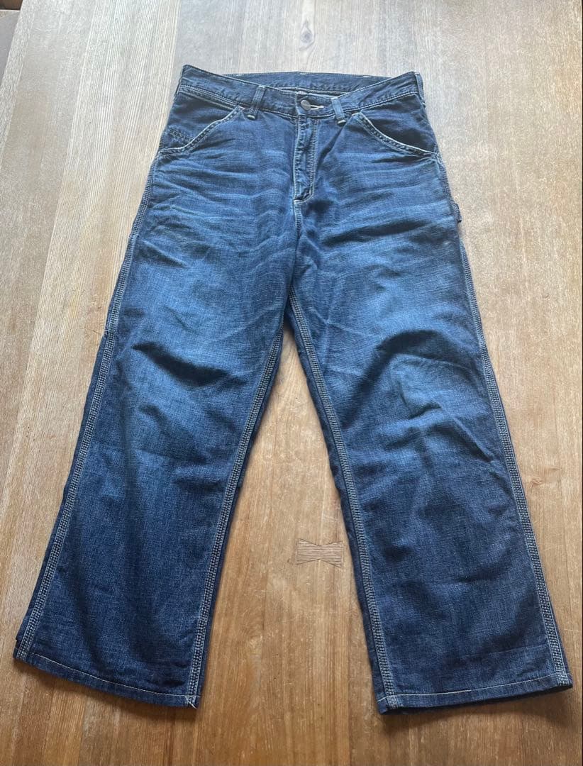 け*と様 【定番】Carhartt カーハート デニムペインターパンツ レザータ