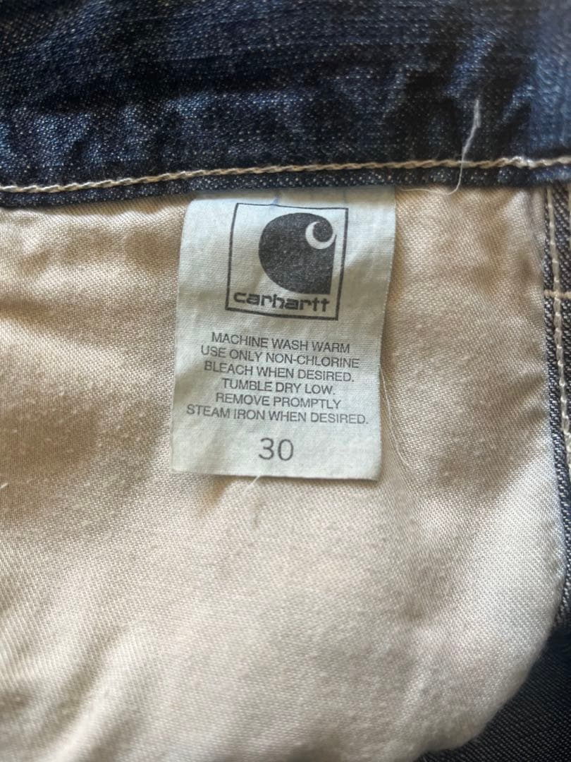 け*と様 【定番】Carhartt カーハート デニムペインターパンツ レザータ