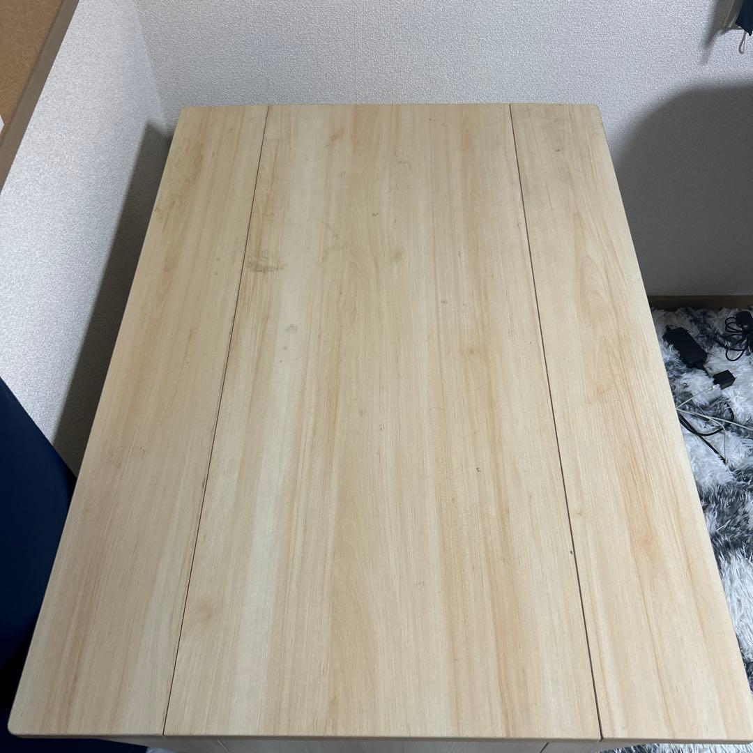【中古品】ナチュラルウッド L字型デスク