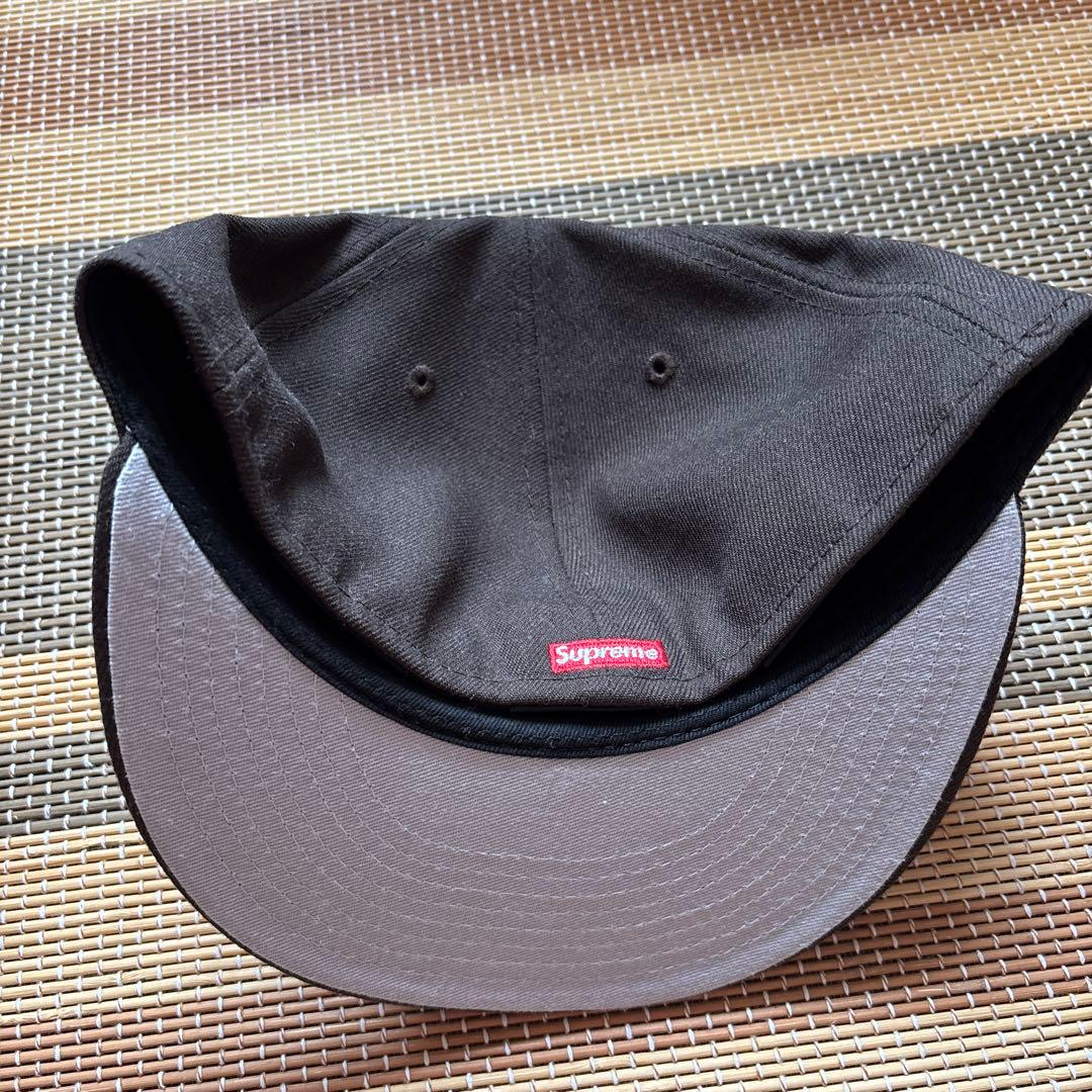 Supreme 59FIFTY 黒キャップ S刺繍 7 1/2