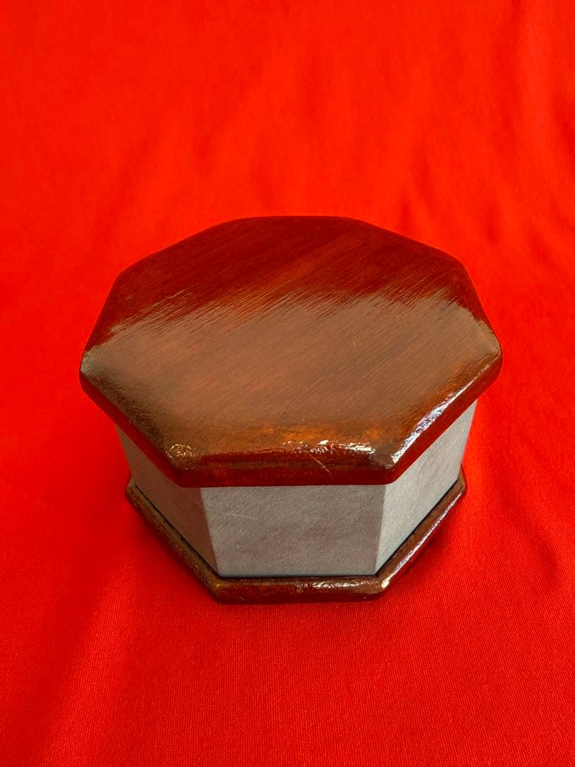 う*様 八角端渓硯 ★☆ 木製漆器箱 書道具 硯